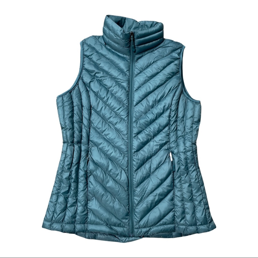 32 Heat Teal Puffer Vest